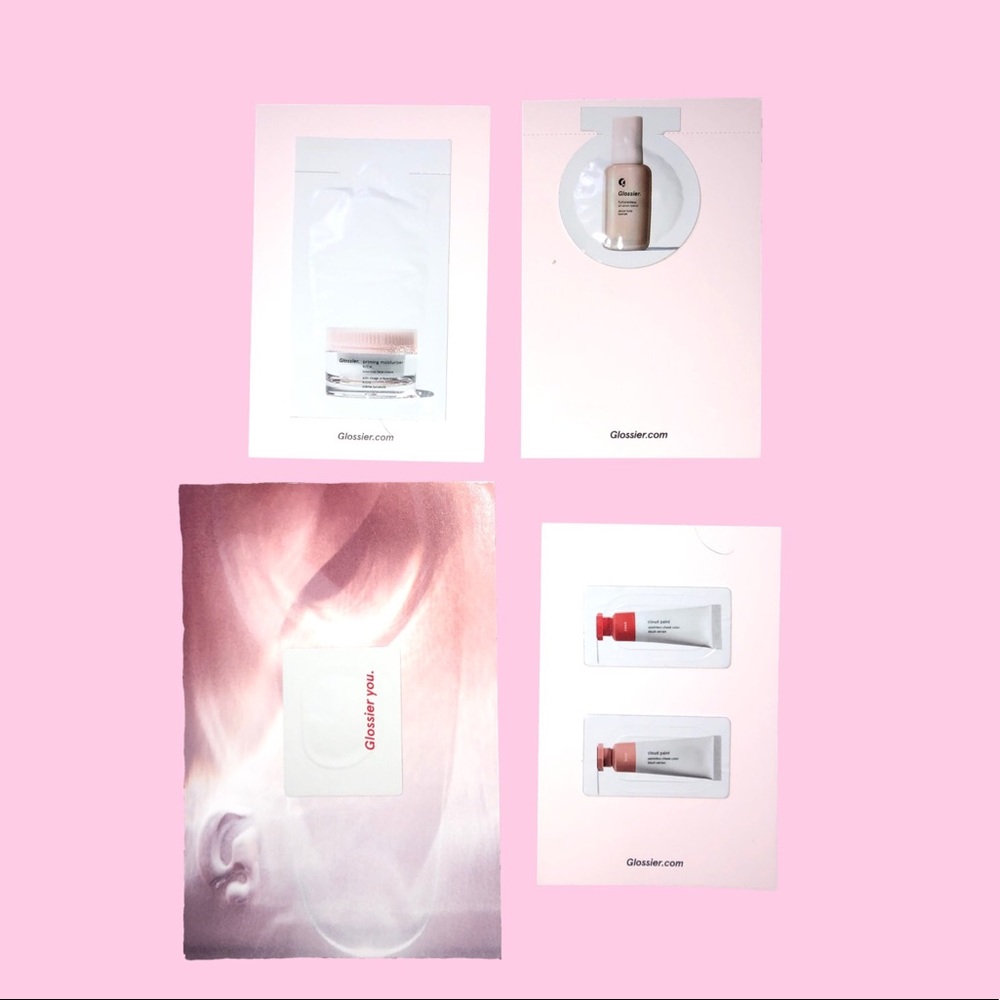 glossier samples!!!